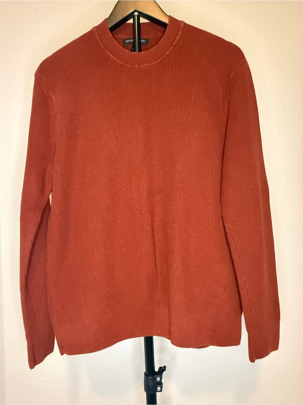 Banana Republic Men's Rust Crewneck Sweater